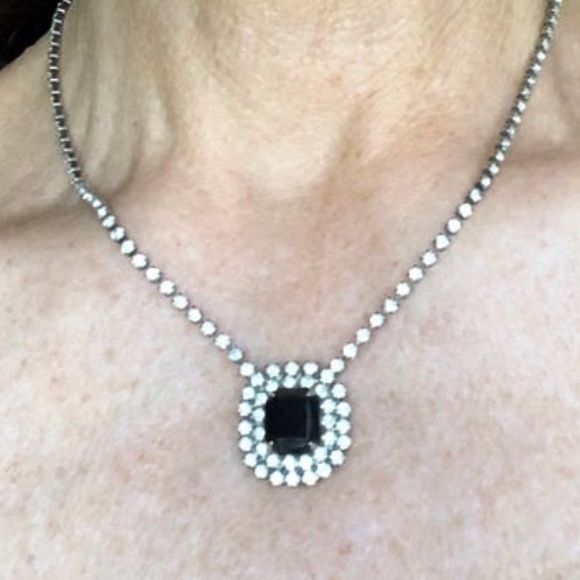 Vintage crystal necklace - Picture 3 of 8